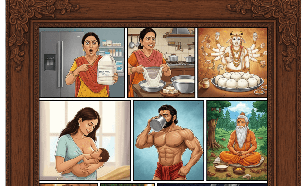 दूध आणि बरच काही.........